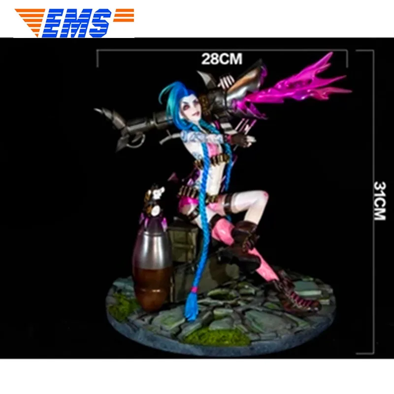 12'' Statue Anime Jinx Full-Length Portrait R36 Limit GK Bust Anime Sexy Figures Collectible Model Toy Gift P1027
12'' Statue Anime Jinx Full-Length Portrait R36 Limit GK Bust Anime Sexy Figures Collectible Model Toy Gift P1027