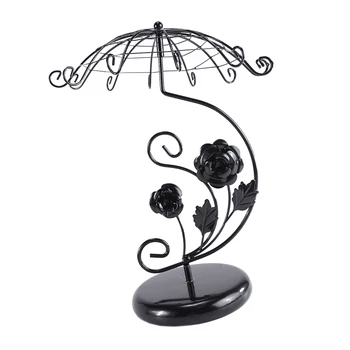 Stylish Jewelry Necklace Earrings Bracelet Umbrella Stand Display Organizer Rack Black
Stylish Jewelry Necklace Earrings Bracelet Umbrella Stand Display Organizer Rack Black