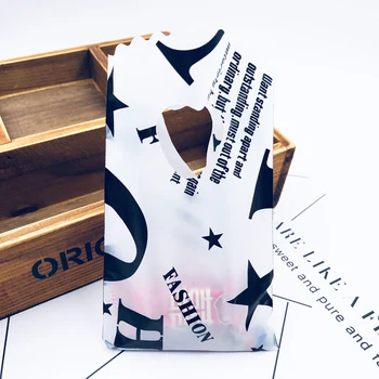 Fashion Black Letter Star Print 9x15cm Packaging Bags Gifts Bags Plastic DIY Candy Jewelry Wedding Party Small Shipping Bags
Fashion Black Letter Star Print 9x15cm Packaging Bags Gifts Bags Plastic DIY Candy Jewelry Wedding Party Small Shipping Bags
