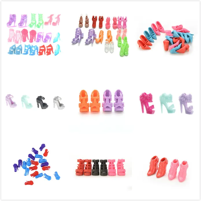 10Pairs/set Girl Doll Shoes Assorted Colors Mixed Style Bandage Bow High Heel Sandals For Dolls Accessories Kid Toy Gifts
10Pairs/set Girl Doll Shoes Assorted Colors Mixed Style Bandage Bow High Heel Sandals For Dolls Accessories Kid Toy Gifts