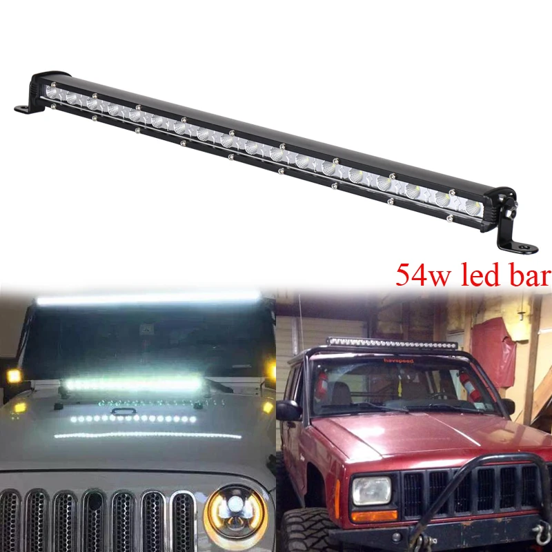Hood Engine Auto Led Light Bar 20inch 54w Car LED led light for 4x4 Offroad Truck tractor 1Pcs
Hood Engine Auto Led Light Bar 20inch 54w Car LED led light for 4x4 Offroad Truck tractor 1Pcs