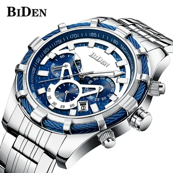 BIDEN Top Brand Luxury Mens Watch Men Watches Male Casual Quartz Wristwatch Steel Military Waterproof Clocks Sport Clock
BIDEN Top Brand Luxury Mens Watch Men Watches Male Casual Quartz Wristwatch Steel Military Waterproof Clocks Sport Clock