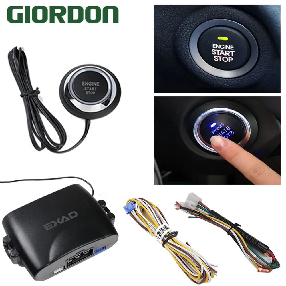 Car Engine Push Start Button Engine Lock Ignition Keyless Entry System Go Push Button Engine Start Stop Immobilizer GD298B
Car Engine Push Start Button Engine Lock Ignition Keyless Entry System Go Push Button Engine Start Stop Immobilizer GD298B