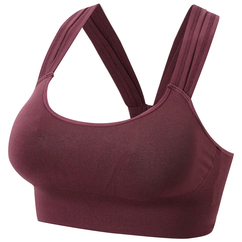 Ladies sexy beauty back sports bra running shock-proof push up stereotype yoga tank
Ladies sexy beauty back sports bra running shock-proof push up stereotype yoga tank