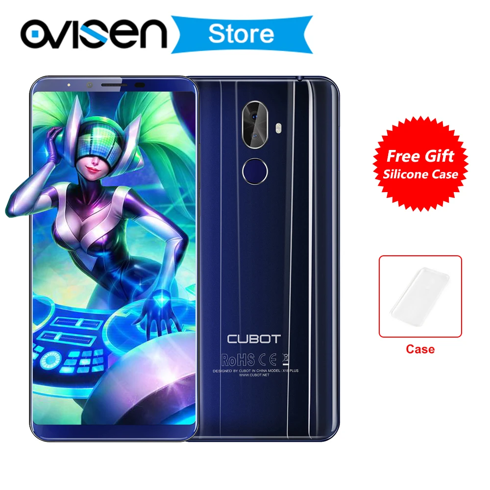 Cubot X18 PLUS Android 8.0 4G Smartphone MT6750T Octa Core 4GB 64GB 5.99" 18:9 Full Screen Dual Real Camera 4000mAh Mobile phone
Cubot X18 PLUS Android 8.0 4G Smartphone MT6750T Octa Core 4GB 64GB 5.99" 18:9 Full Screen Dual Real Camera 4000mAh Mobile phone