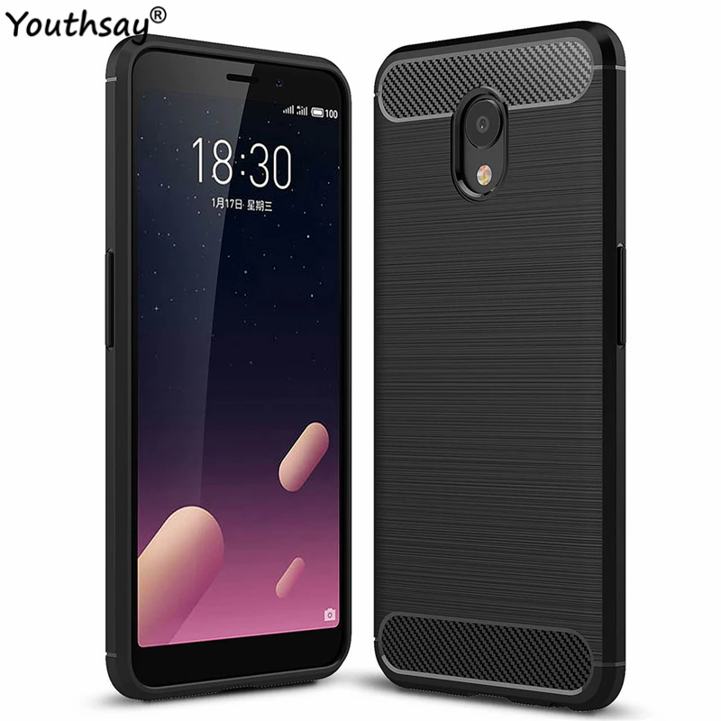Meizu M6S чехол Meilan S6 Мягкий Роскошный армированный резиновый силиконовый для