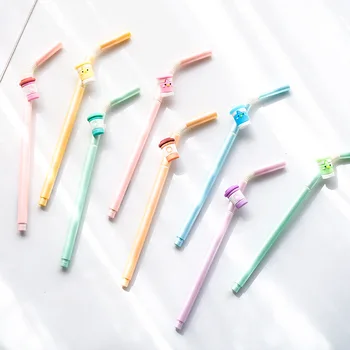 Creative cute Korean straw shape school student writing gel pen stationery supplies,candy kawaii gel ink pen for kids,0.5mm,2pcs
Creative cute Korean straw shape school student writing gel pen stationery supplies,candy kawaii gel ink pen for kids,0.5mm,2pcs