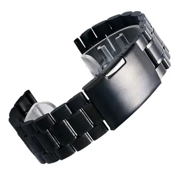 Black Stainless Steel Mesh Watch Band Strap Fold Over Clasp Push Button with Safety Men Women Replacement Band
Black Stainless Steel Mesh Watch Band Strap Fold Over Clasp Push Button with Safety Men Women Replacement Band