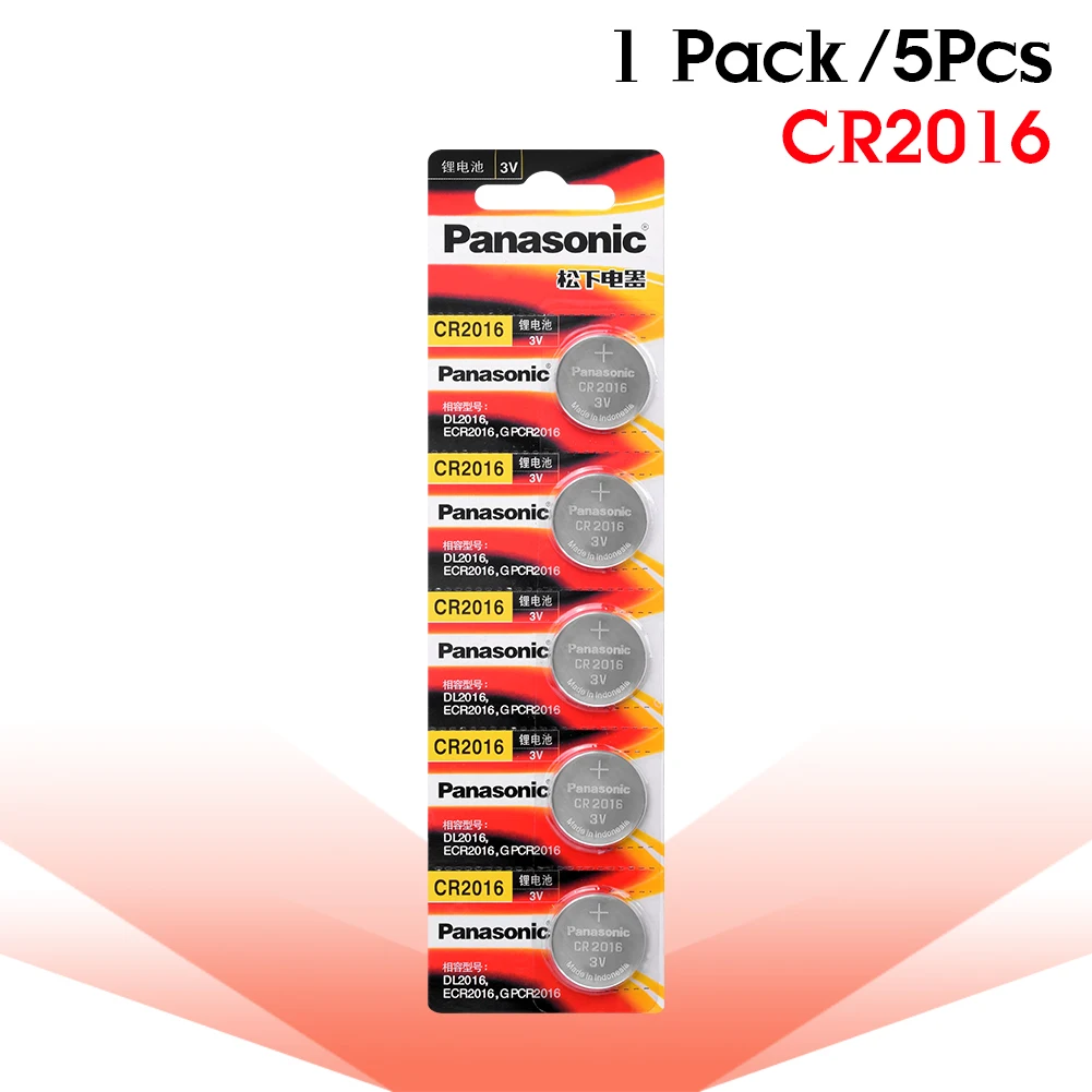PANASONIC cr2016 5pcs original brand new battery for 3v button cell coin batteries for watch computer cr 2016 Suitable Watch
PANASONIC cr2016 5pcs original brand new battery for 3v button cell coin batteries for watch computer cr 2016 Suitable Watch