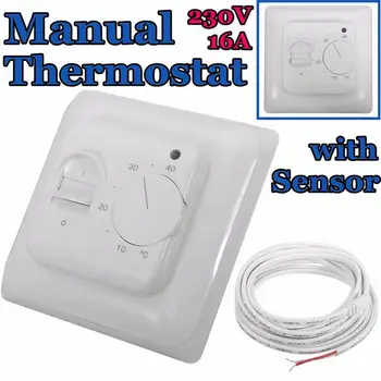 1pcs AC 230V Electric Room Mechanical Thermostat Air Conditioner Fan Coil Thermostat Tempertaure Controller Warm With Sensor
1pcs AC 230V Electric Room Mechanical Thermostat Air Conditioner Fan Coil Thermostat Tempertaure Controller Warm With Sensor