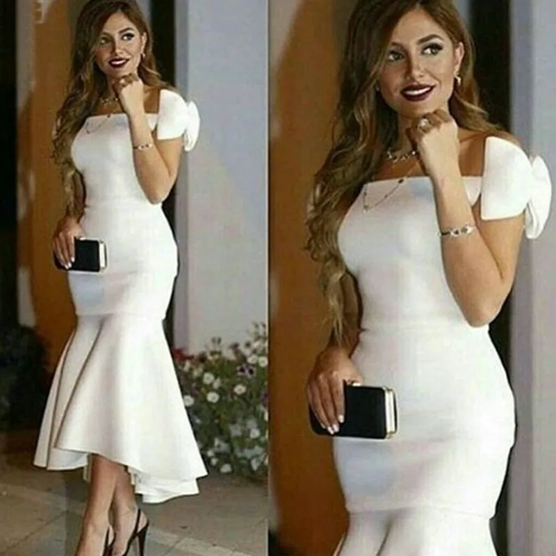 robe de bal longue White Prom Dress Bow One Shoulder Customized Prom Gowns Mermaid vestido formatura Off Shoulder Prom Dresses
robe de bal longue White Prom Dress Bow One Shoulder Customized Prom Gowns Mermaid vestido formatura Off Shoulder Prom Dresses