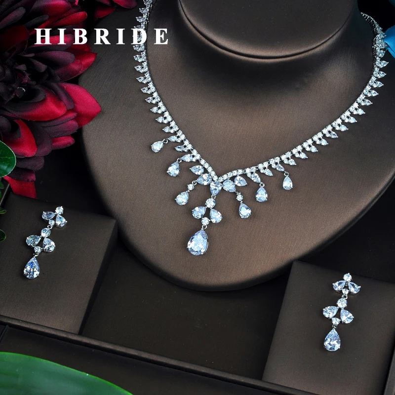 HIBRIDE Brilliant Unique Design CZ Fashion Jewelry Sets For Women Necklace Set Wedding Dress Accessories Birthday Gifts N-471
HIBRIDE Brilliant Unique Design CZ Fashion Jewelry Sets For Women Necklace Set Wedding Dress Accessories Birthday Gifts N-471