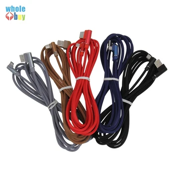 100pcs Micro USB Fast Charging Cable 90 Degree Elbow Nylon Braided 1m 2m 3m Charger Data Cable for Samsung Xiaomi LG MicroUsb V8
100pcs Micro USB Fast Charging Cable 90 Degree Elbow Nylon Braided 1m 2m 3m Charger Data Cable for Samsung Xiaomi LG MicroUsb V8