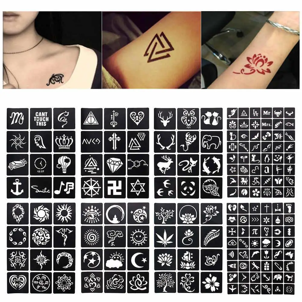 1 Sheet 48/12 Maps Glitter Tattoo Stencil Flower Geometry Drawing Templates Airbrush Women Kids Small Henna Tattoos #242097
1 Sheet 48/12 Maps Glitter Tattoo Stencil Flower Geometry Drawing Templates Airbrush Women Kids Small Henna Tattoos #242097