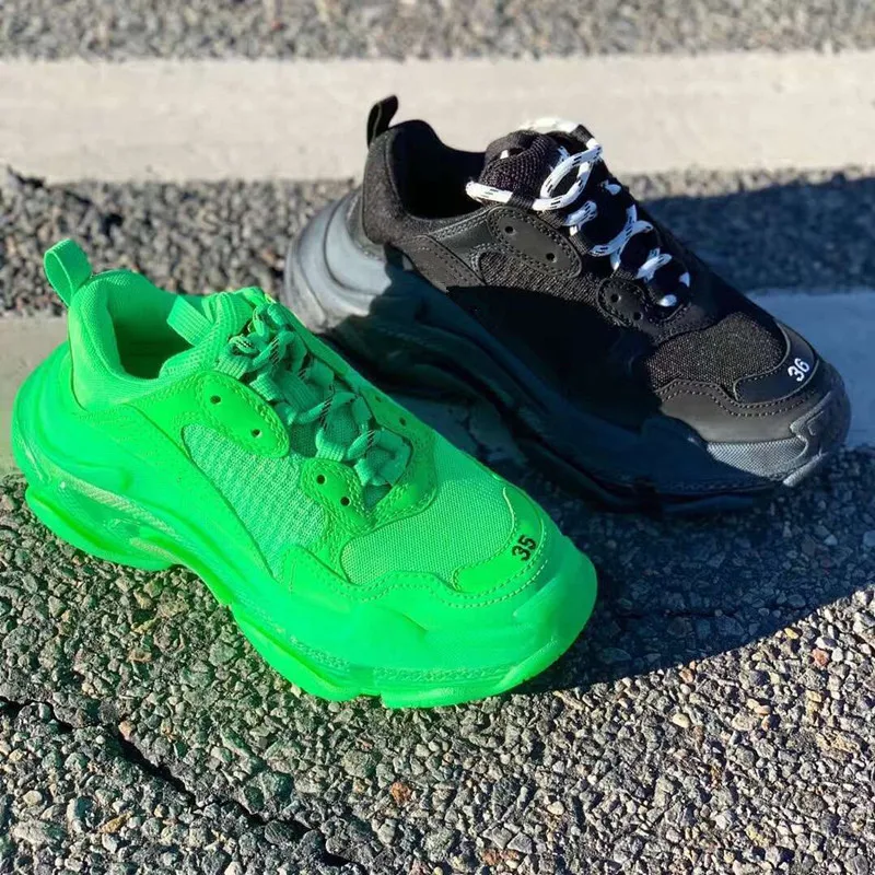 Fluorescent Green Clear Thick-Soled Sport Shoes Woman Fashion Sneakers Climbing Shoes Lace Up Daddy Shoes zapatos de mujer 2019
Fluorescent Green Clear Thick-Soled Sport Shoes Woman Fashion Sneakers Climbing Shoes Lace Up Daddy Shoes zapatos de mujer 2019