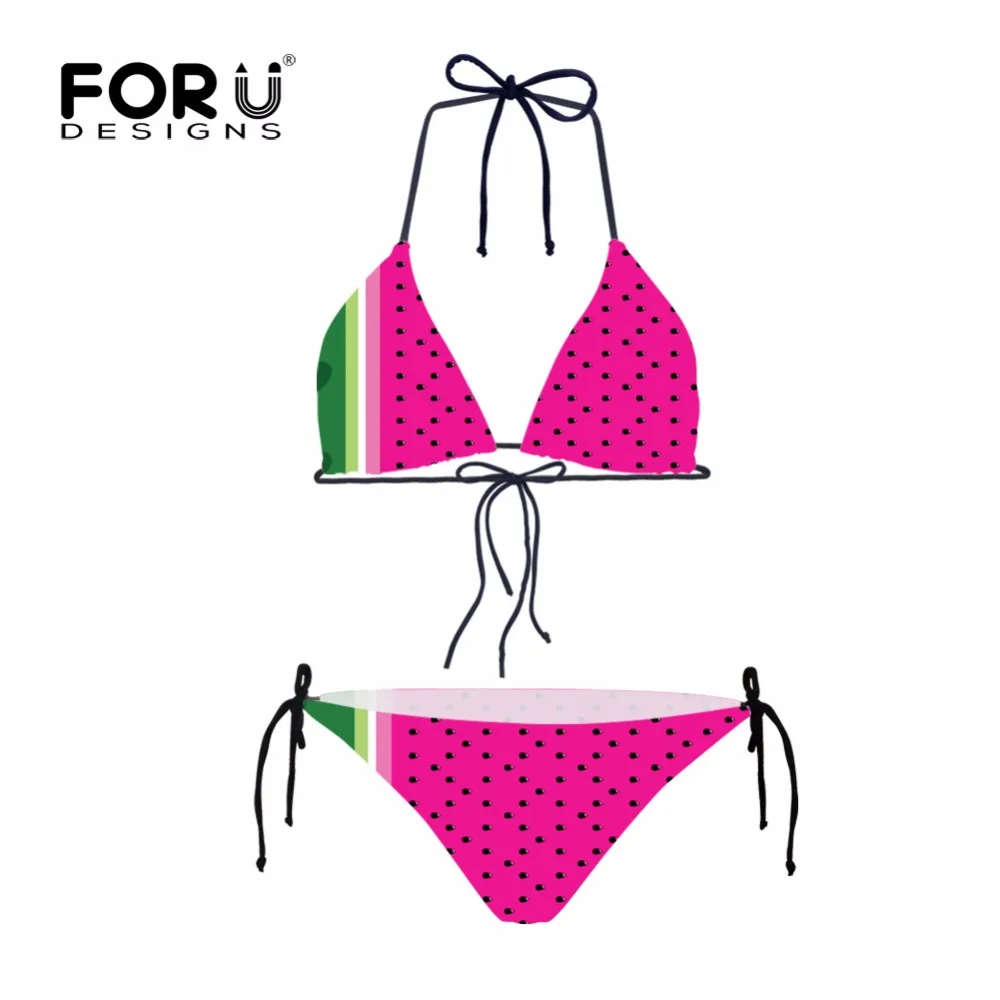 FORUDESGINS Swimsuit Women Bright Watermelon Border Printing Two-piece Suit Swimwear Female 2018 Push Up Bikini Swimming Suit
FORUDESGINS Swimsuit Women Bright Watermelon Border Printing Two-piece Suit Swimwear Female 2018 Push Up Bikini Swimming Suit