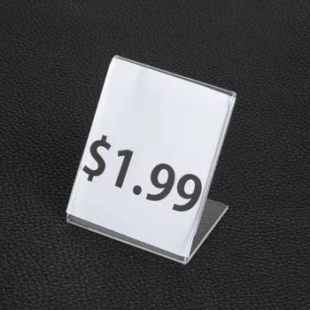 20pcs 5*7CM Clear Acrylic Showcase Jewelry Price Display Stand jewelry organizer Namecard Price Advertisement Display Holder
20pcs 5*7CM Clear Acrylic Showcase Jewelry Price Display Stand jewelry organizer Namecard Price Advertisement Display Holder