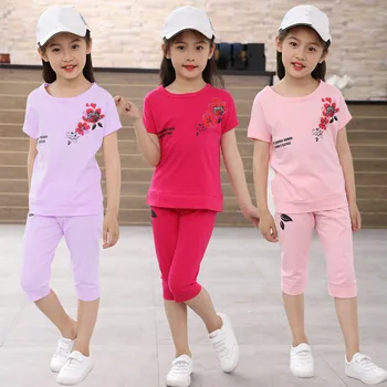 Girls summer Dress 2019 Two-piece Set of Children's Clothes Leisure Sports Set Children's Short-sleeved Children's Dress Summer
Girls summer Dress 2019 Two-piece Set of Children's Clothes Leisure Sports Set Children's Short-sleeved Children's Dress Summer