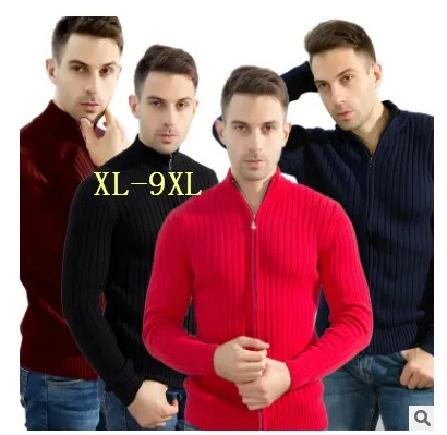 New 2019 autumn winter men fashion elastic zipped sweater jacket coat knitted cardigan plus size xl- 5xl 6xl 7xl 8xl 9xl
New 2019 autumn winter men fashion elastic zipped sweater jacket coat knitted cardigan plus size xl- 5xl 6xl 7xl 8xl 9xl