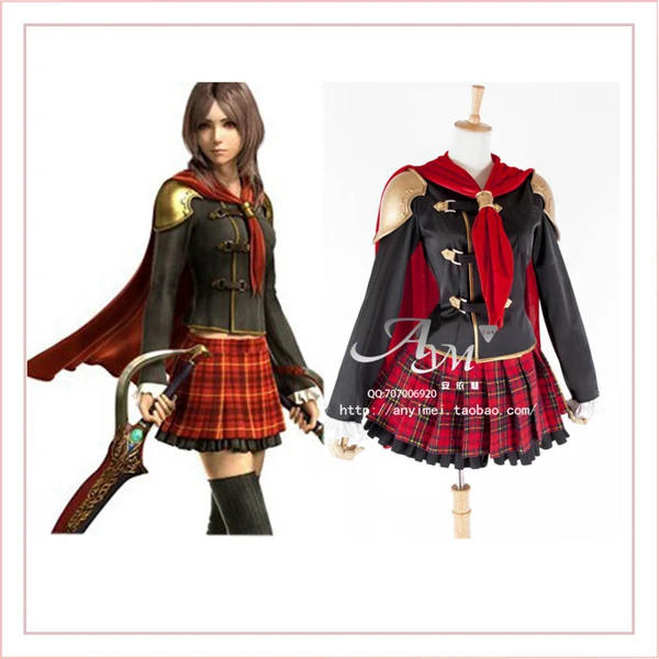 

Final Fantasy Type 0 Rem New Dress Cosplay Costume Tailor-made[G713]