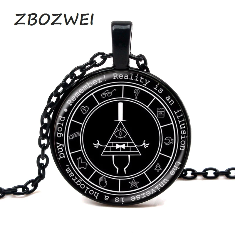 Gravity Falls Mysteries Logo Necklace Pendant Bill Cipher Wheel Silver Art Handmade Vintage Gift for Kids Picture private custom
Gravity Falls Mysteries Logo Necklace Pendant Bill Cipher Wheel Silver Art Handmade Vintage Gift for Kids Picture private custom