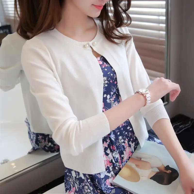 2019 New Autumn Knitwear Women's Cardigan Sweater Thin Coat Elegant Casual Long Sleeved Knitted Cardigans Sweater Jacket R191
2019 New Autumn Knitwear Women's Cardigan Sweater Thin Coat Elegant Casual Long Sleeved Knitted Cardigans Sweater Jacket R191