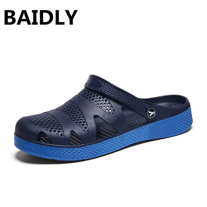 BAIDLY Men Sandals New Summer Men Beach Shoes Hollow Slippers Hole Breathable Flip Flops Non Slip Men Clogs Outside Sandals
BAIDLY Men Sandals New Summer Men Beach Shoes Hollow Slippers Hole Breathable Flip Flops Non Slip Men Clogs Outside Sandals