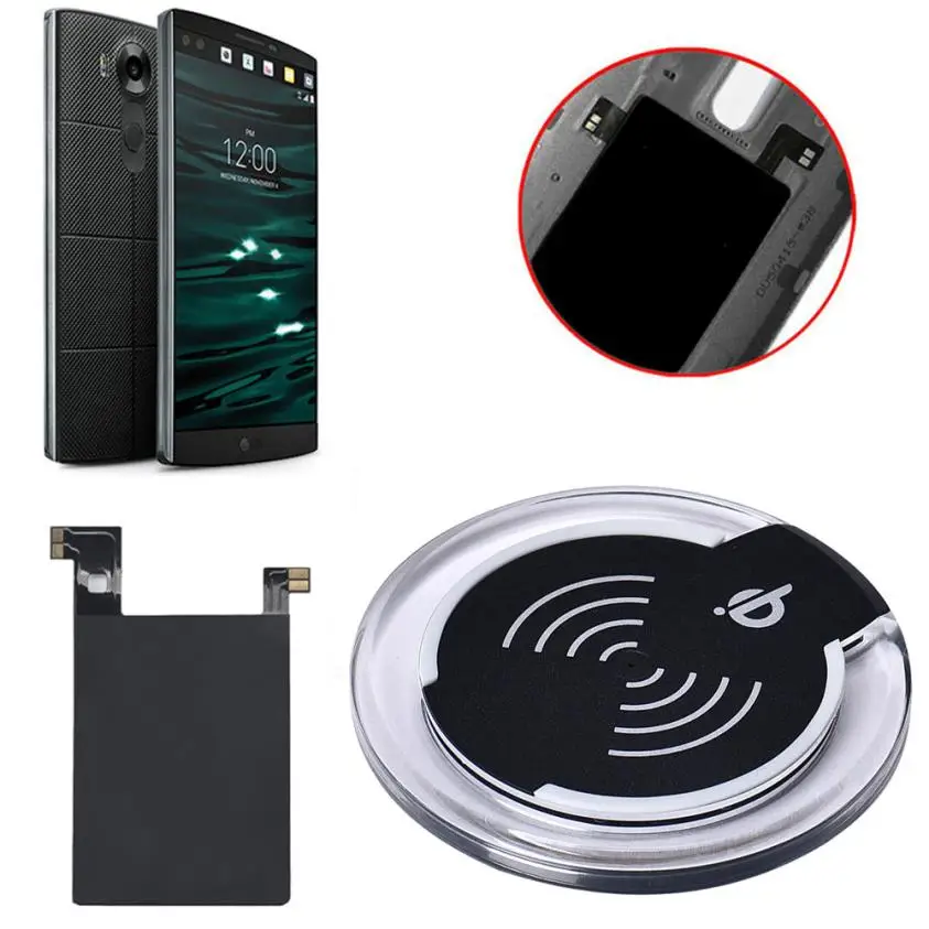 mokingtop 4 colors Qi Wireless Charger Charging Pad + Receiver Sticker Support NFC for LG V10 cell phone charger Best Price
mokingtop 4 colors Qi Wireless Charger Charging Pad + Receiver Sticker Support NFC for LG V10 cell phone charger Best Price