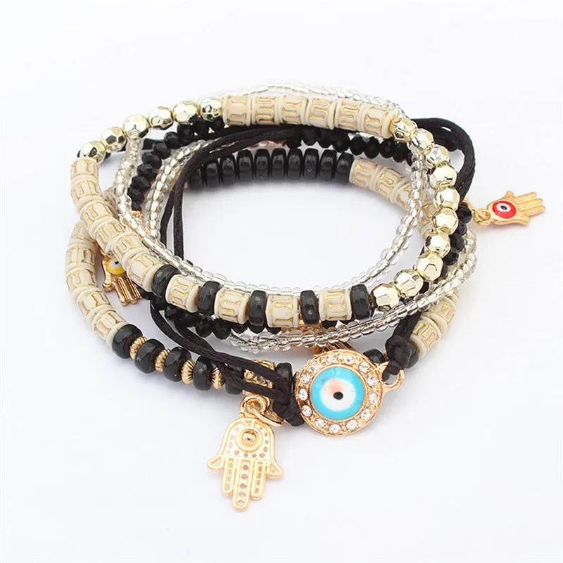 ROMAD Evil Eyes Bracelet for Women Hamsa Hand Chain Bracelet Adjustable Bracelet & Bangles Multi layer Fashion Boho Jewelry R4
ROMAD Evil Eyes Bracelet for Women Hamsa Hand Chain Bracelet Adjustable Bracelet & Bangles Multi layer Fashion Boho Jewelry R4