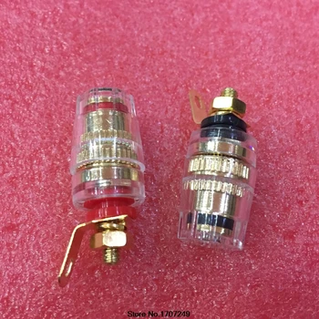 10PCS High Quality 4mm Thread Medium Amplifier Speaker Spade Terminal Binding Post Banana Plug Socket Connector 32MM
10PCS High Quality 4mm Thread Medium Amplifier Speaker Spade Terminal Binding Post Banana Plug Socket Connector 32MM