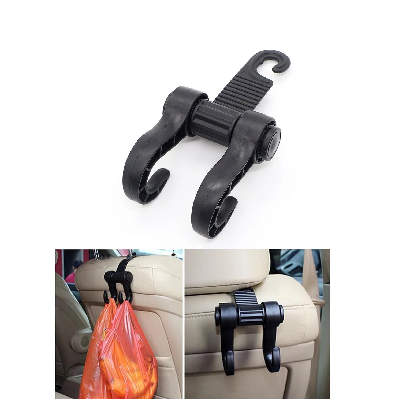 New Double Auto Car Back Seat Headrest Hanger Holder Hooks Clips For Bag Purse Cloth Grocery Automobile Interior Accessories
New Double Auto Car Back Seat Headrest Hanger Holder Hooks Clips For Bag Purse Cloth Grocery Automobile Interior Accessories