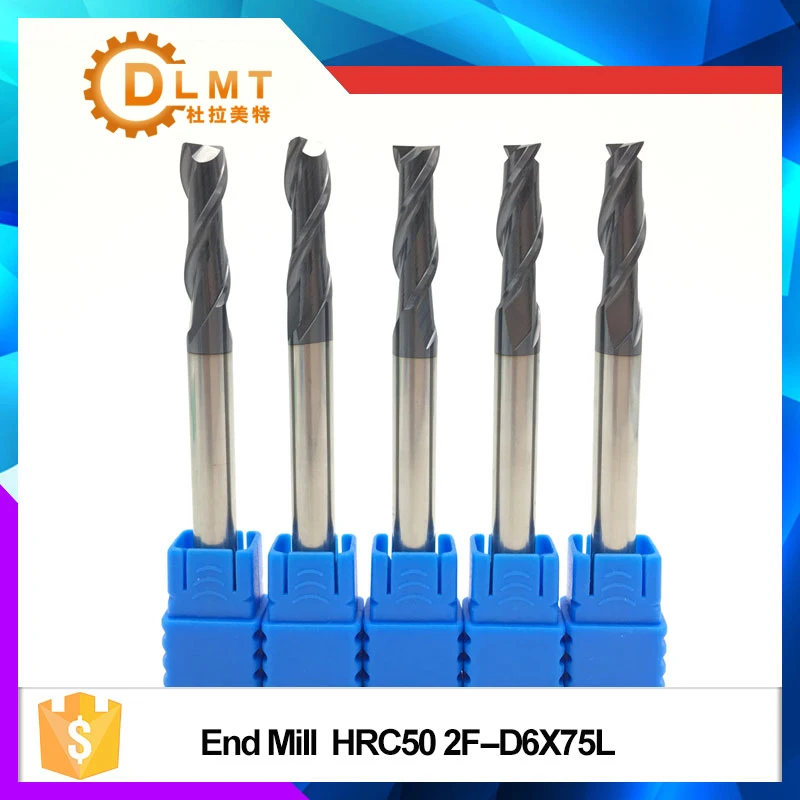 1pcs HRC50 6mm EndMills 2F-D6*75L Solid Carbide Sprial Straight Shank End Mill for Wood CNC Compression Cutter
1pcs HRC50 6mm EndMills 2F-D6*75L Solid Carbide Sprial Straight Shank End Mill for Wood CNC Compression Cutter