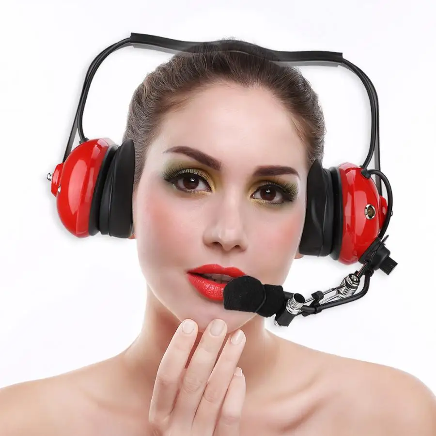 Military Standard Multi-Functional Red Rear Hanging Type Headphone Aviation Headset
Military Standard Multi-Functional Red Rear Hanging Type Headphone Aviation Headset