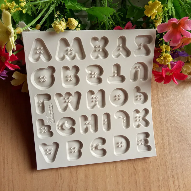 Capital Letter Botton Shape Silicone molds Handmade Soap Mold, Fondant Cake Decoration Sugar Craft Tools baking tools E666
Capital Letter Botton Shape Silicone molds Handmade Soap Mold, Fondant Cake Decoration Sugar Craft Tools baking tools E666