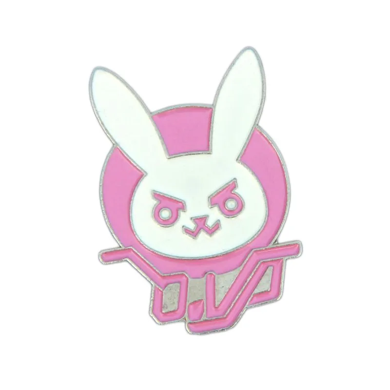 Overwatch Game Dva Rabbit Bunny Metal Pin Pink Diva Bunny Hard Enamel Brooch Jewelry
Overwatch Game Dva Rabbit Bunny Metal Pin Pink Diva Bunny Hard Enamel Brooch Jewelry