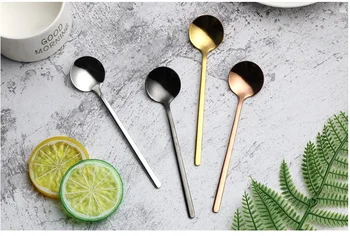 Delicate Stainless Steel Titanium Colorful Plated Spoon Multicolor Soup Spoons Stainless Steel Coffee Spoons Stir Teaspoon W8437
Delicate Stainless Steel Titanium Colorful Plated Spoon Multicolor Soup Spoons Stainless Steel Coffee Spoons Stir Teaspoon W8437