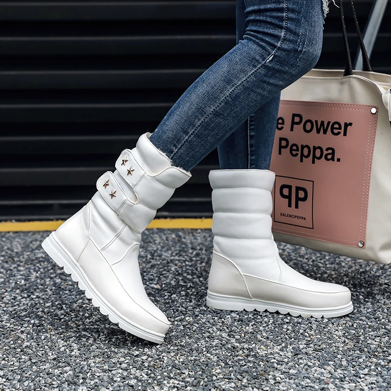 Women Snow Boots Woman Winter Shoes Mid Calf Warm Plush Lining High Quality Anti-skid Rubber Sole 2018 New SB272
Women Snow Boots Woman Winter Shoes Mid Calf Warm Plush Lining High Quality Anti-skid Rubber Sole 2018 New SB272