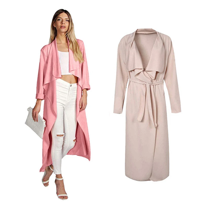 Womens Trench Coat X-Long Trench Coats For Women Long Coat Sash Turndown Collar British Style Clothing Female Windbreaker
Womens Trench Coat X-Long Trench Coats For Women Long Coat Sash Turndown Collar British Style Clothing Female Windbreaker