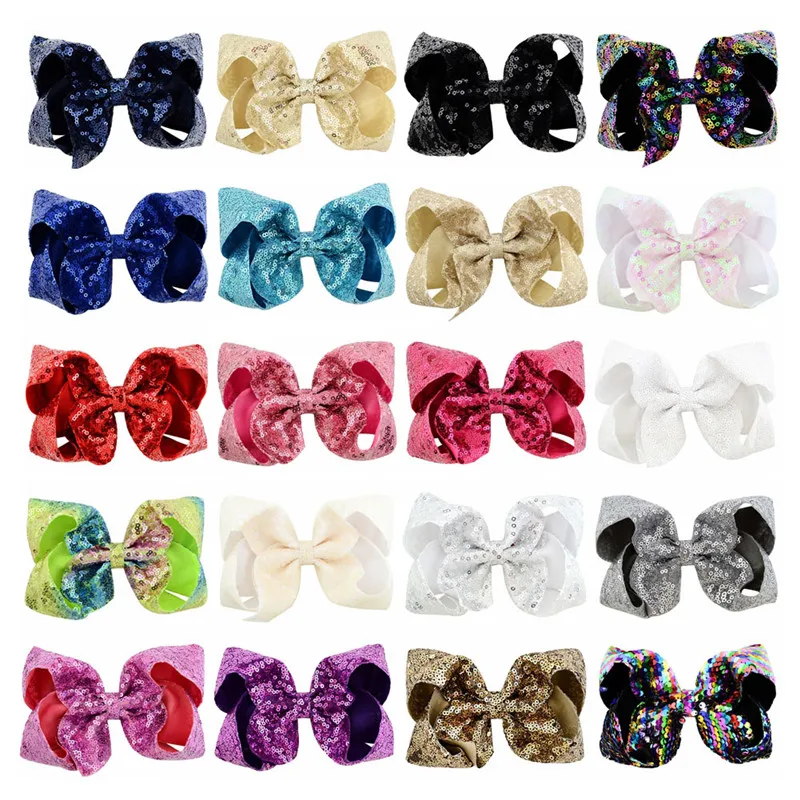 Approx 6" Large Girl DIY Sequins Ribbon Bow Hair Clips Women Hairpins Barrette Hair Pins Children New Born Baby Hair Accessories
Approx 6" Large Girl DIY Sequins Ribbon Bow Hair Clips Women Hairpins Barrette Hair Pins Children New Born Baby Hair Accessories