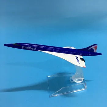 JASON TUTU 16cm Plane Model Airplane Model Pepsi Concord Airlines Aircraft Model 1:400 Diecast Metal Airplanes Plane Toys
JASON TUTU 16cm Plane Model Airplane Model Pepsi Concord Airlines Aircraft Model 1:400 Diecast Metal Airplanes Plane Toys