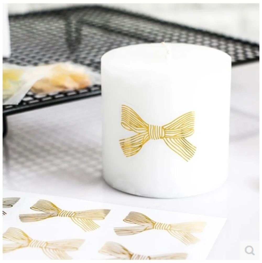 60pcs Bronzing Gold Bow Transparent Sealing Sticker Cake Biscuit Baking Seal Labels Gift Box Adhesive Sticker
60pcs Bronzing Gold Bow Transparent Sealing Sticker Cake Biscuit Baking Seal Labels Gift Box Adhesive Sticker