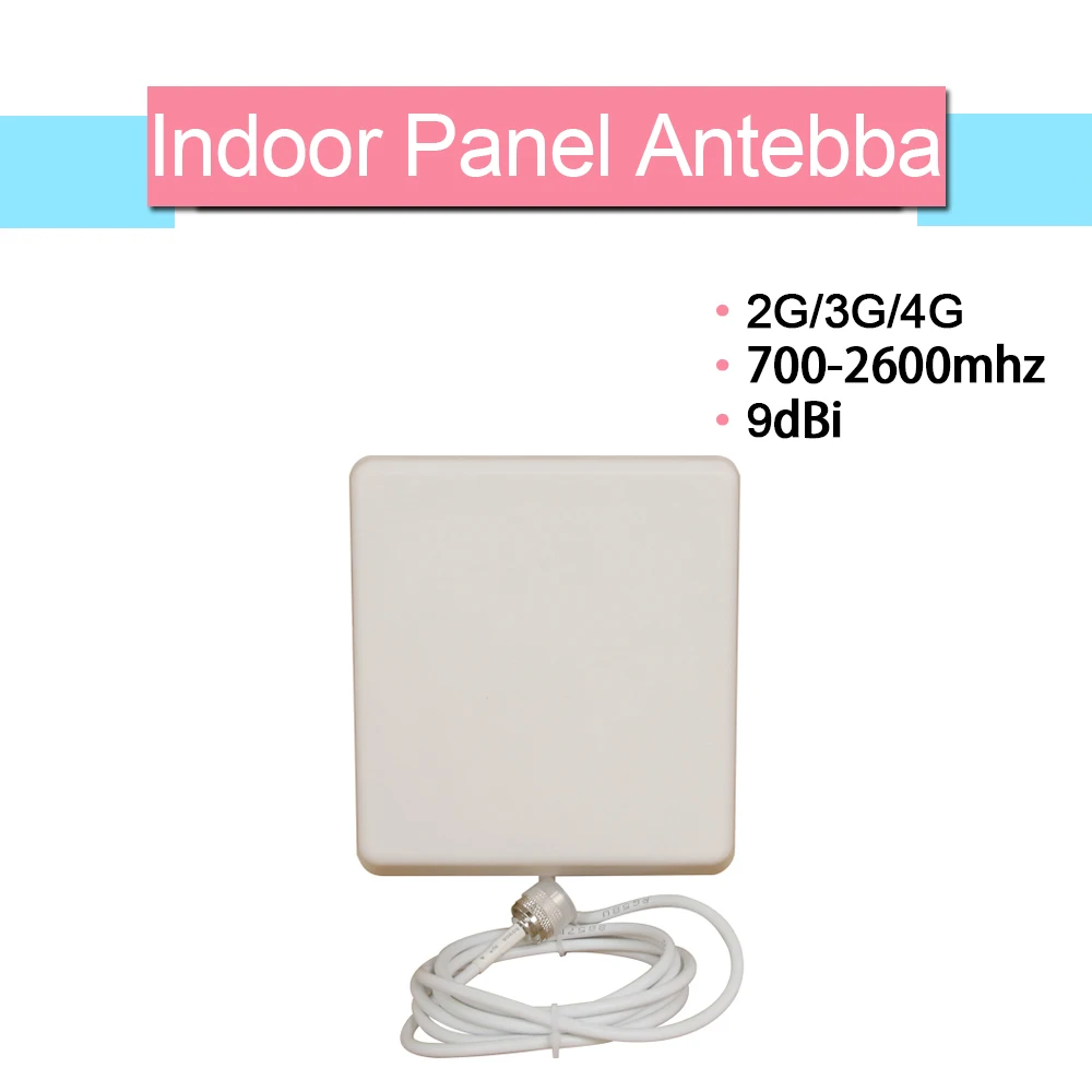 9dBi 700mhz-2700hz 2G 3G 4G LTE Mobile Phone Antenna N Type Connector Indoor Panel Internal Cellphone Antenna For Signal Booster
9dBi 700mhz-2700hz 2G 3G 4G LTE Mobile Phone Antenna N Type Connector Indoor Panel Internal Cellphone Antenna For Signal Booster