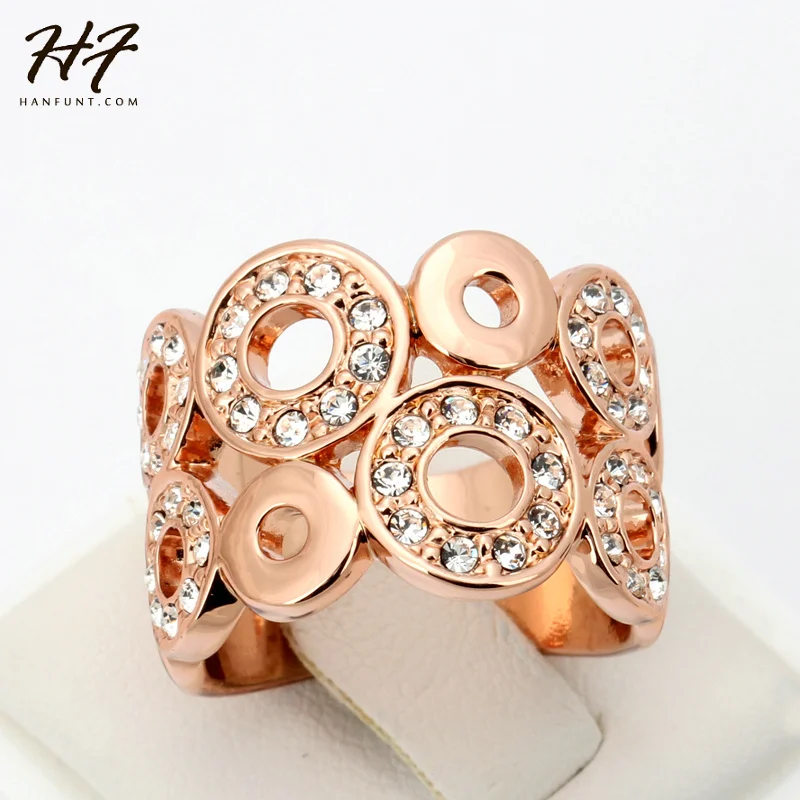 Hyperbole Multi Round Hollowed-out Rings for Women Rose Whit Gold Color Cubic Zirconia Fashion Jewelry Xmas R003
Hyperbole Multi Round Hollowed-out Rings for Women Rose Whit Gold Color Cubic Zirconia Fashion Jewelry Xmas R003