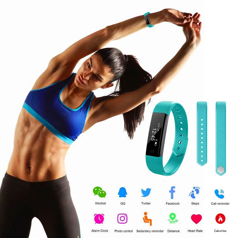 running pedometer exercise weight loss digital display pedometer smart Bluetooth sleep with heart rate monitoring bracelet
running pedometer exercise weight loss digital display pedometer smart Bluetooth sleep with heart rate monitoring bracelet