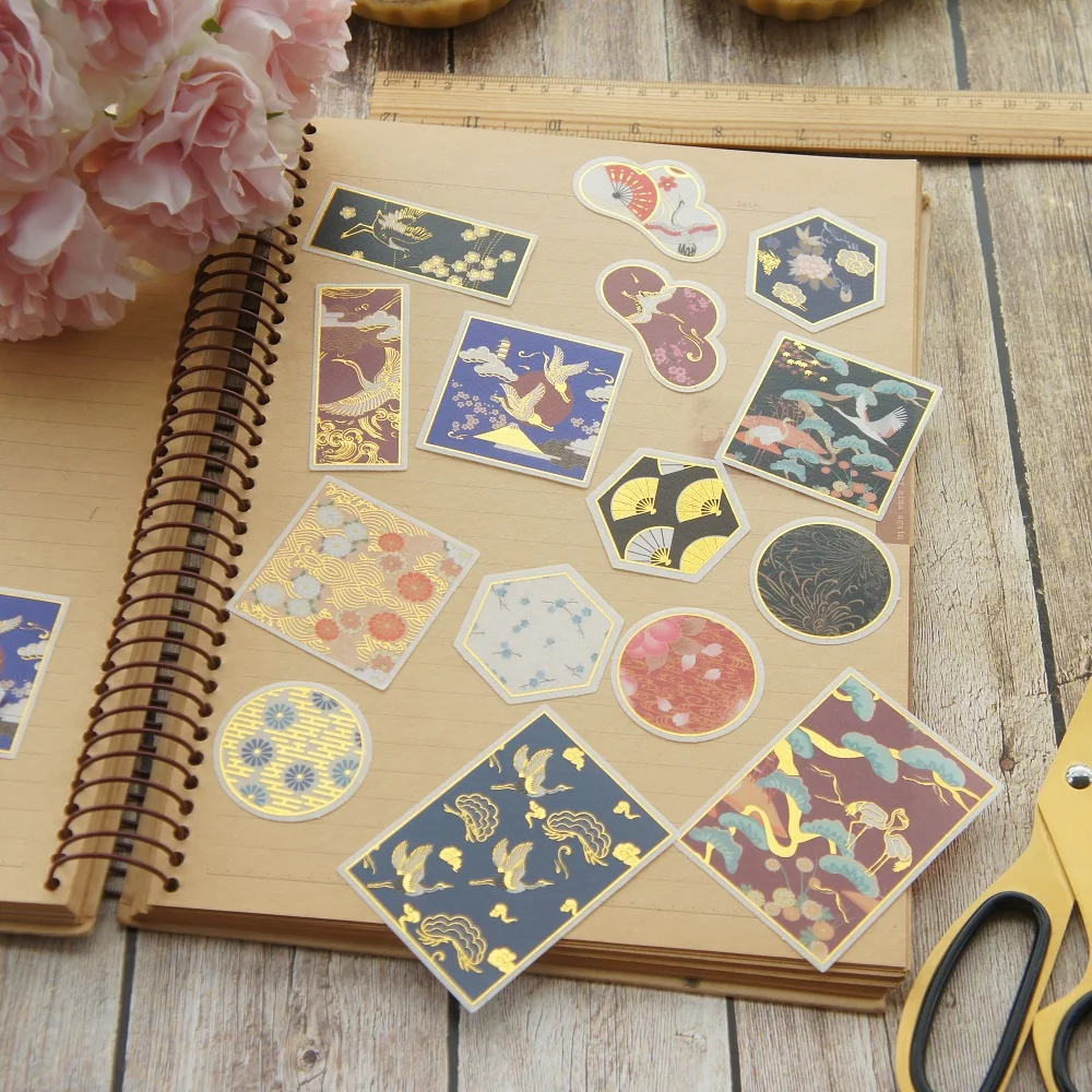40pcs Gold Flying Crane Style Paper Sticker Scrapbooking DIY Gift Packing Label Decoration Tag
40pcs Gold Flying Crane Style Paper Sticker Scrapbooking DIY Gift Packing Label Decoration Tag