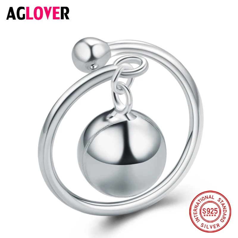 925 Sterling Silver Rings For Women Simple Big Smooth Beads Open Ring Hypoallergenic Sterling Silver Jewelry
925 Sterling Silver Rings For Women Simple Big Smooth Beads Open Ring Hypoallergenic Sterling Silver Jewelry