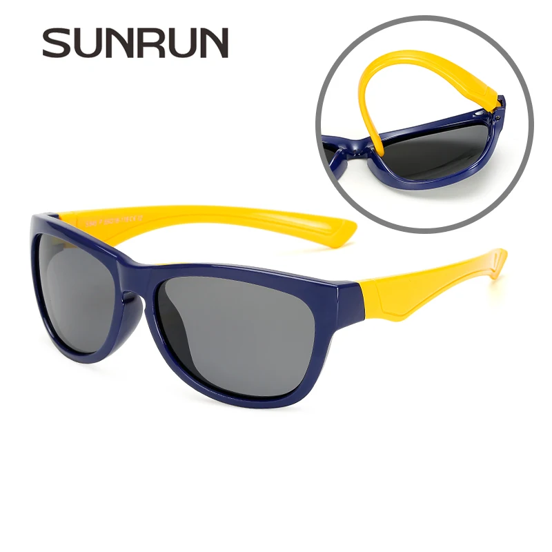 SUNRUN Kids TR90 Polarized Sunglasses Fashion Boys Girls Brand Designer Sun Glasses Children UV Protection Eyewear S845
SUNRUN Kids TR90 Polarized Sunglasses Fashion Boys Girls Brand Designer Sun Glasses Children UV Protection Eyewear S845