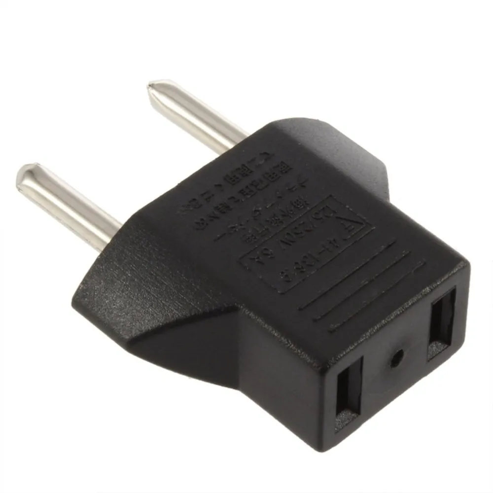Universal EU Adapter Plug 2 Flat Pin To EU 2 Round Pin Plug Socket Power Charger Travel Necessity Household Use
Universal EU Adapter Plug 2 Flat Pin To EU 2 Round Pin Plug Socket Power Charger Travel Necessity Household Use