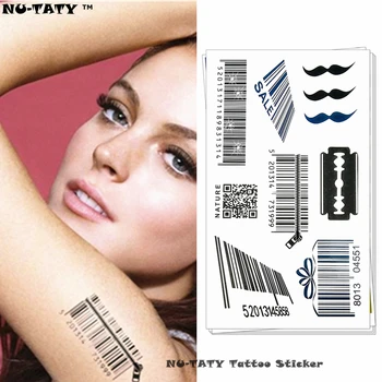 Nu-TATY Moustache QR code Temporary Tattoo Body Art Arm Flash Tattoo Stickers 17*10cm Waterproof Fake Painless Tattoo
Nu-TATY Moustache QR code Temporary Tattoo Body Art Arm Flash Tattoo Stickers 17*10cm Waterproof Fake Painless Tattoo
