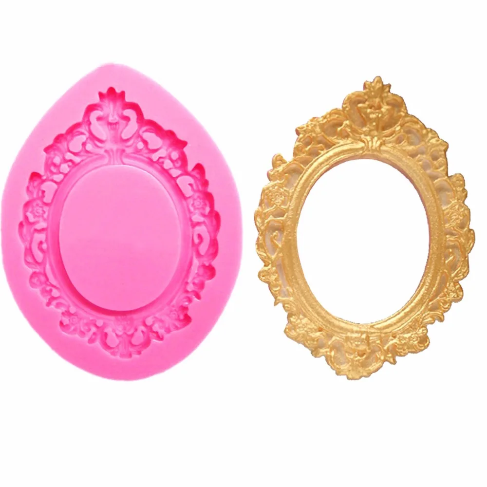 Retro Fashion Frame Shape for Cake Decorating Tools Chocolate Mold for The Kitchen Baking DIY Fondant Silicone Mold
Retro Fashion Frame Shape for Cake Decorating Tools Chocolate Mold for The Kitchen Baking DIY Fondant Silicone Mold
